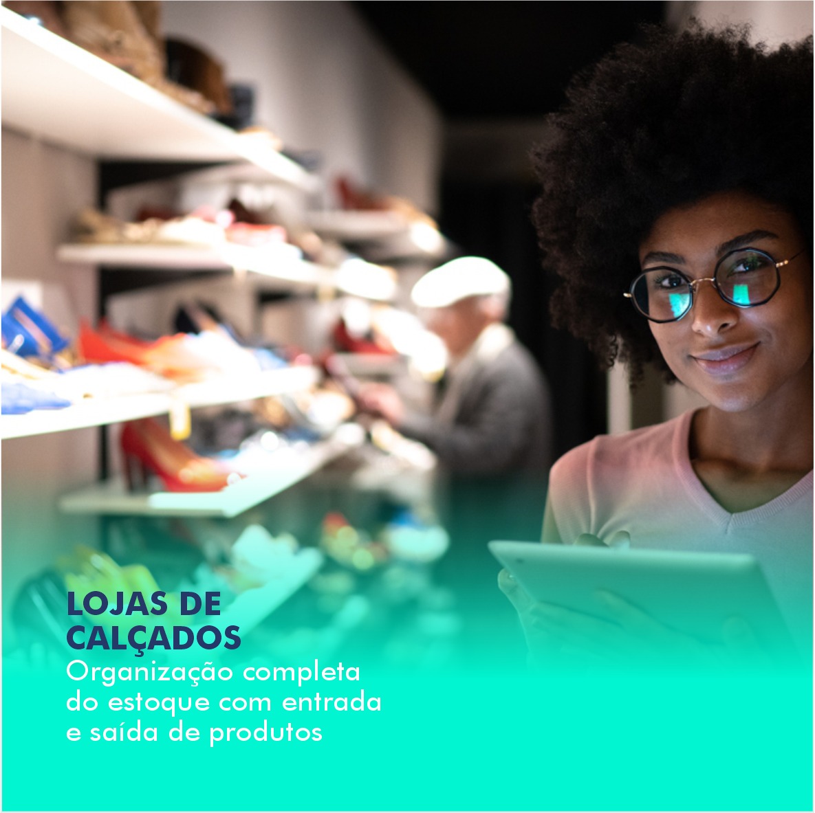 "Caminhando para a eficiência com nosso sistema ERP especializado para loja de calçados, proporcionando uma gestão precisa desde o estoque até a experiência de compra."