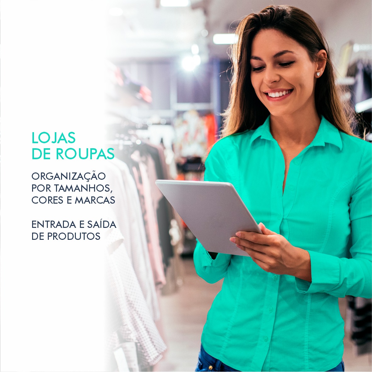 "Integração perfeita com nosso ERP personalizado na loja de roupas, garantindo eficiência desde a gestão do estoque até a experiência do cliente."